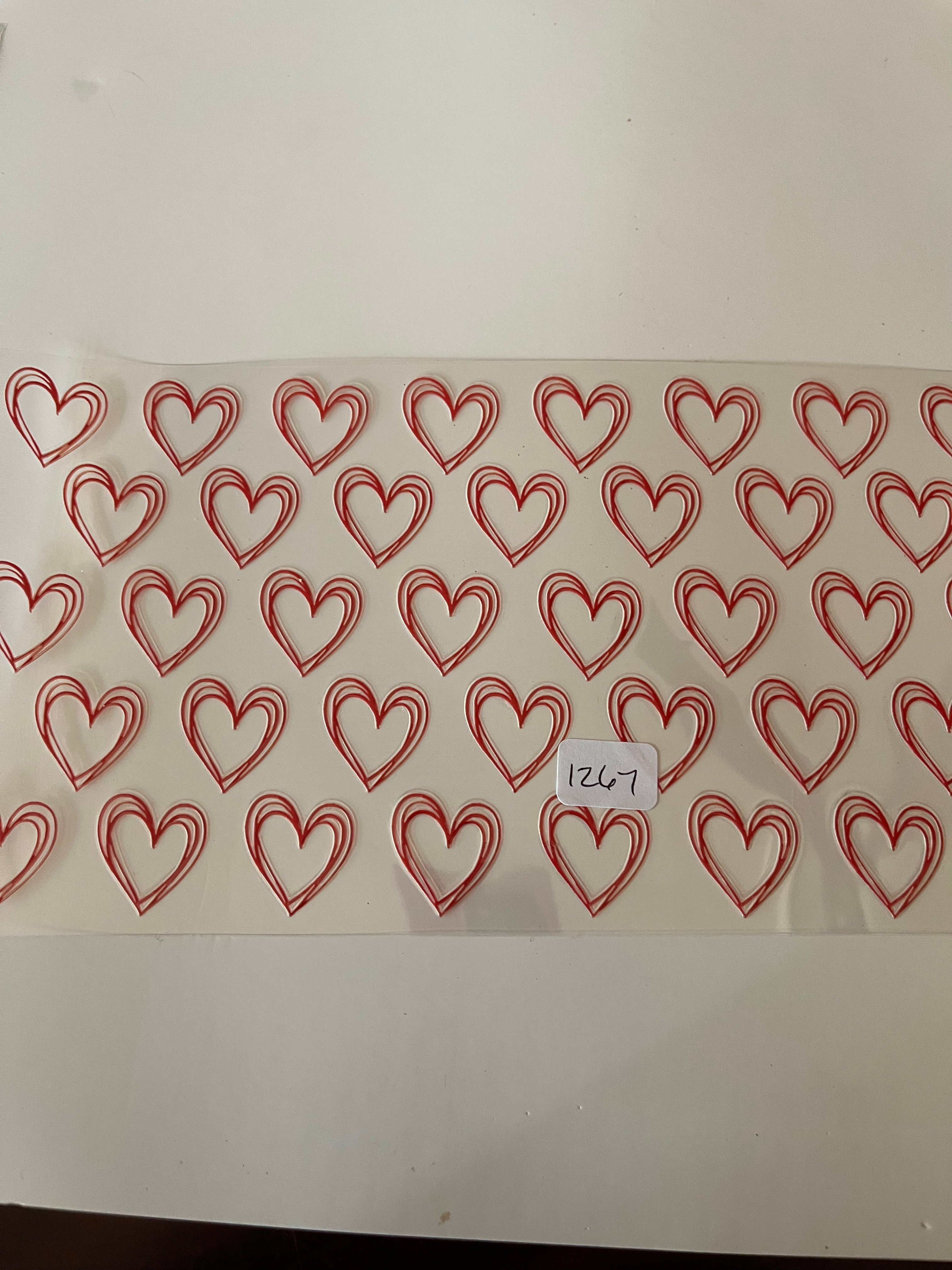 Red hearts 1267