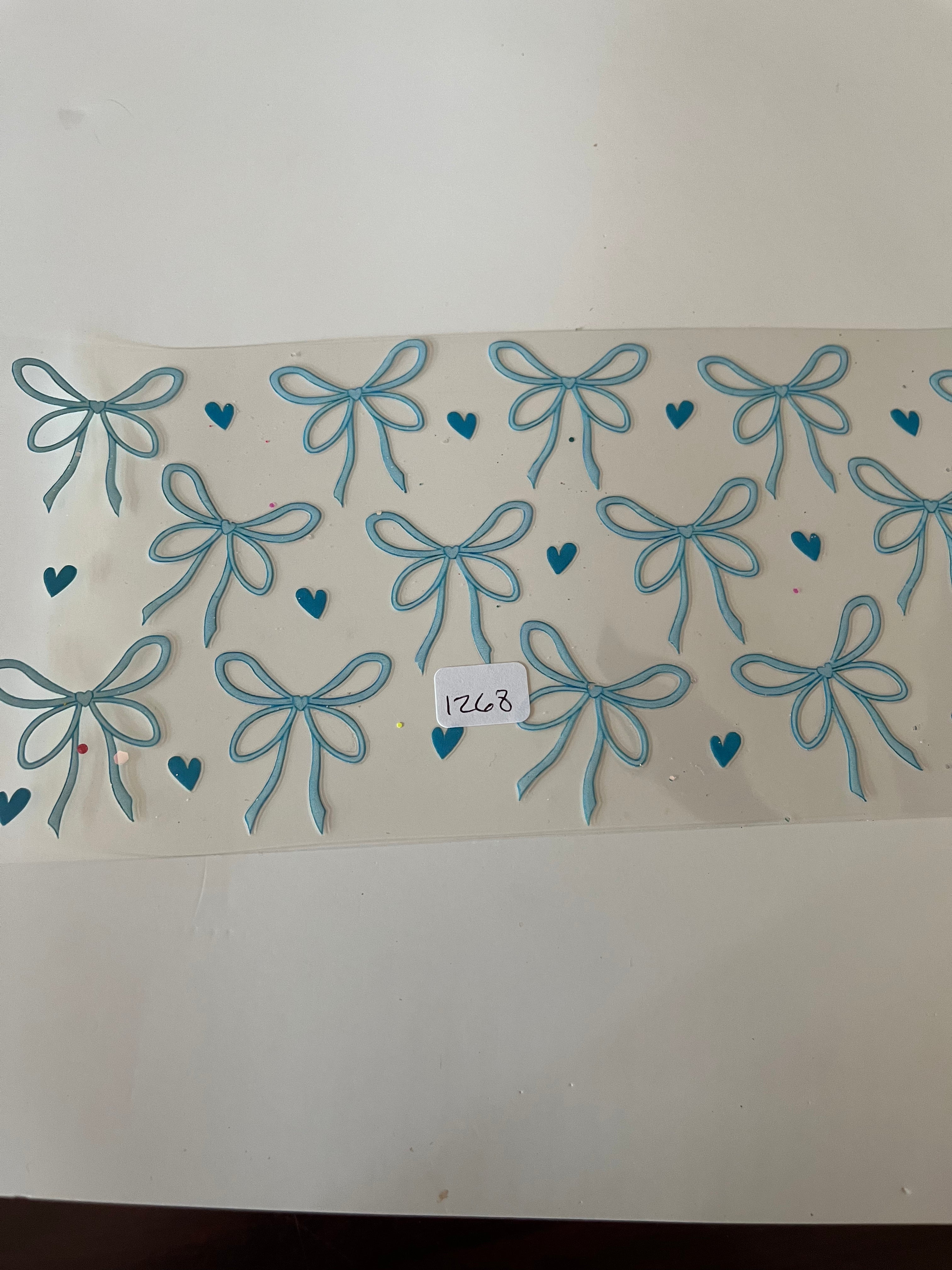 Blue bows 1268