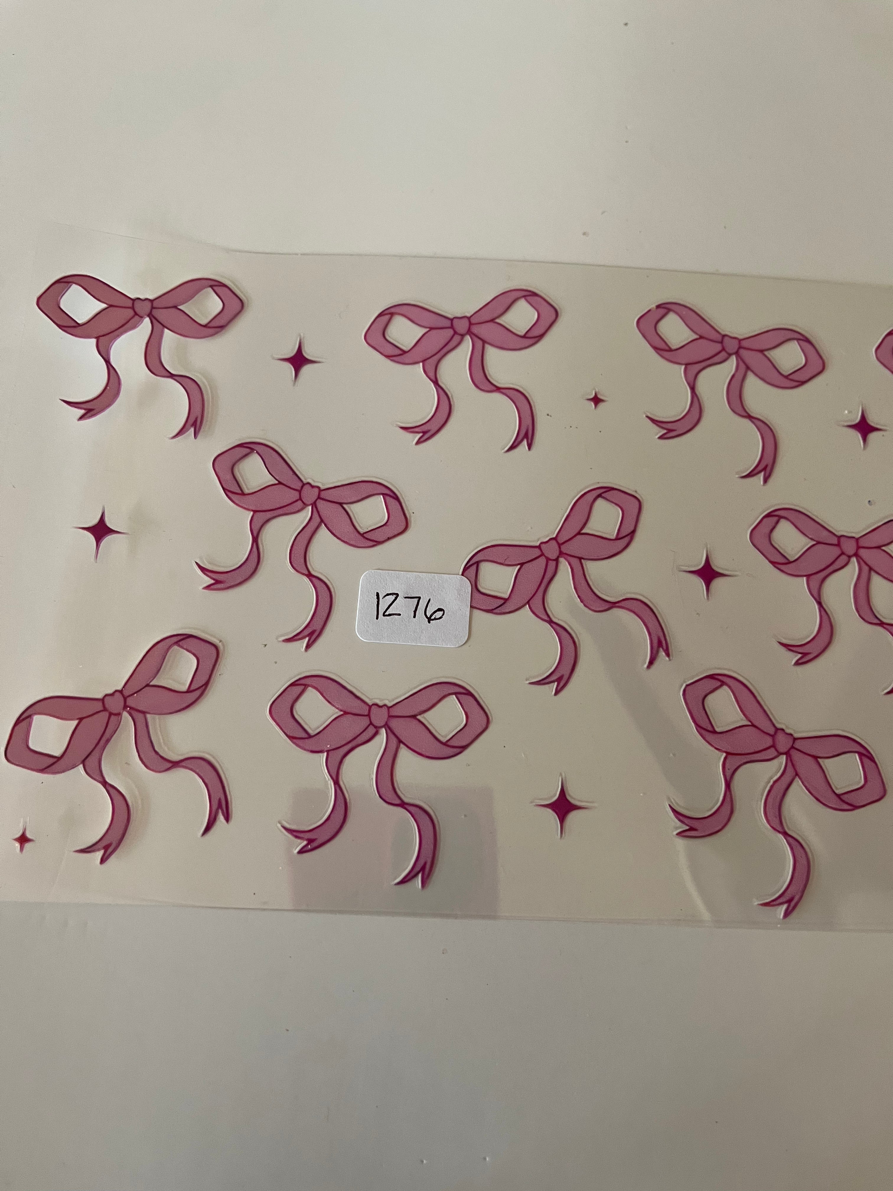 Pink bows 1276