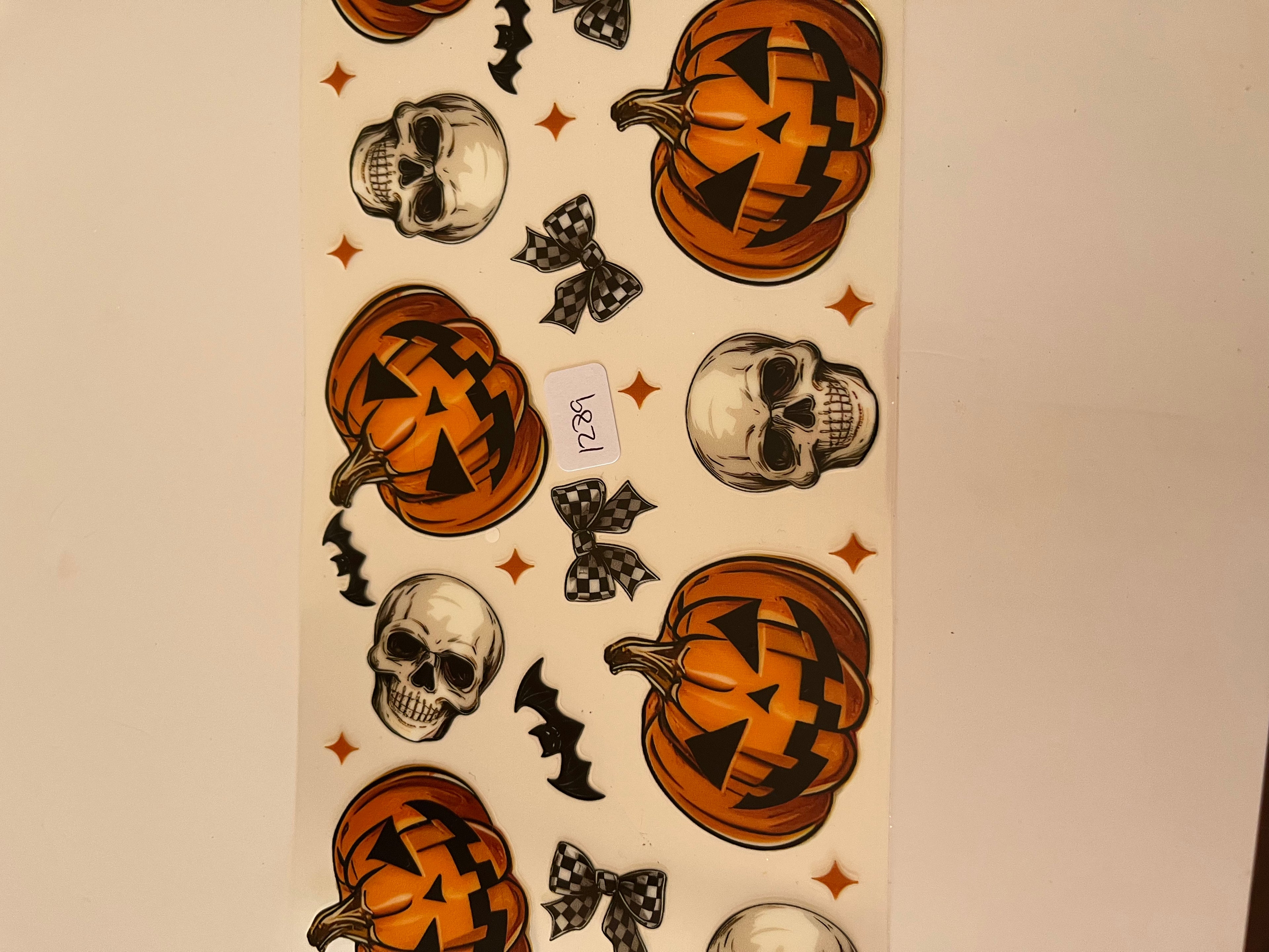 Skeleton pumpkin 1289