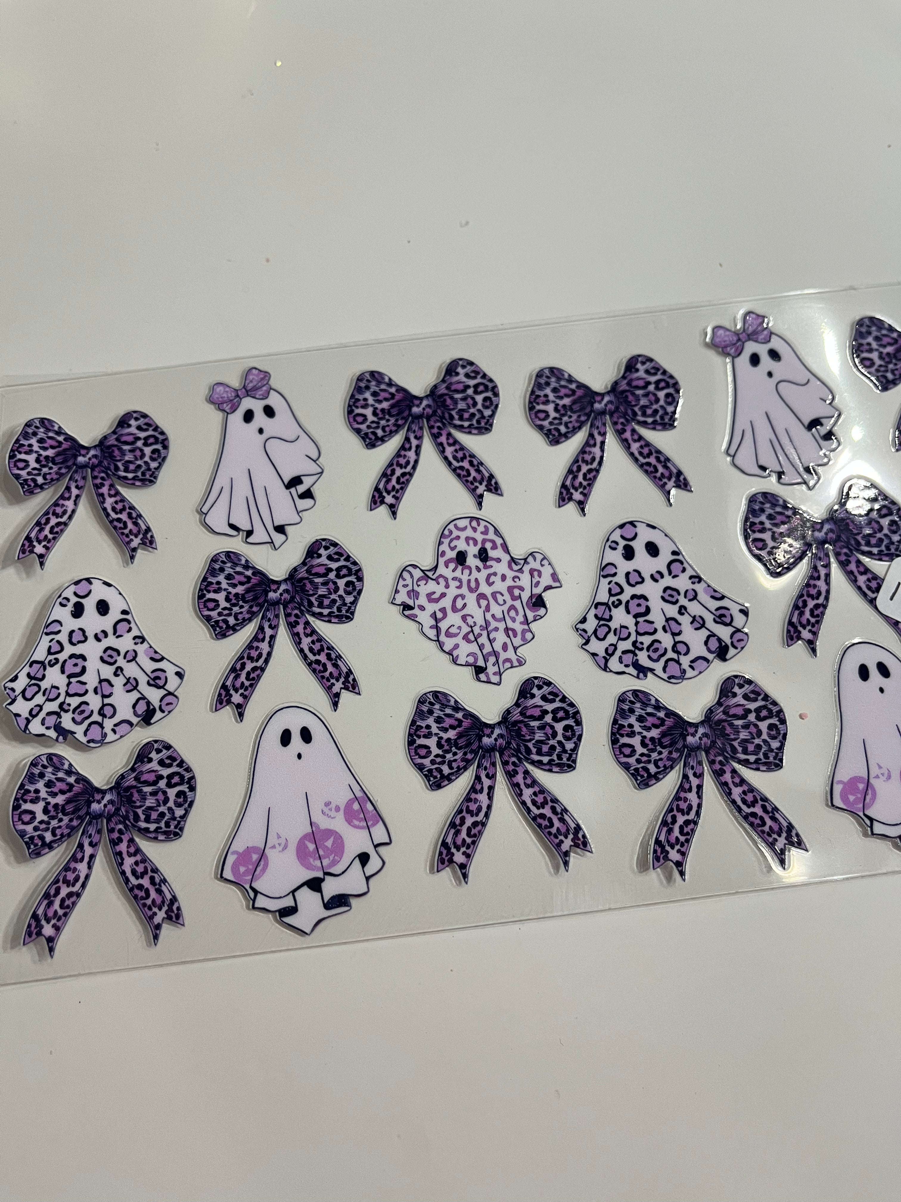 Purple ghost bows 1343