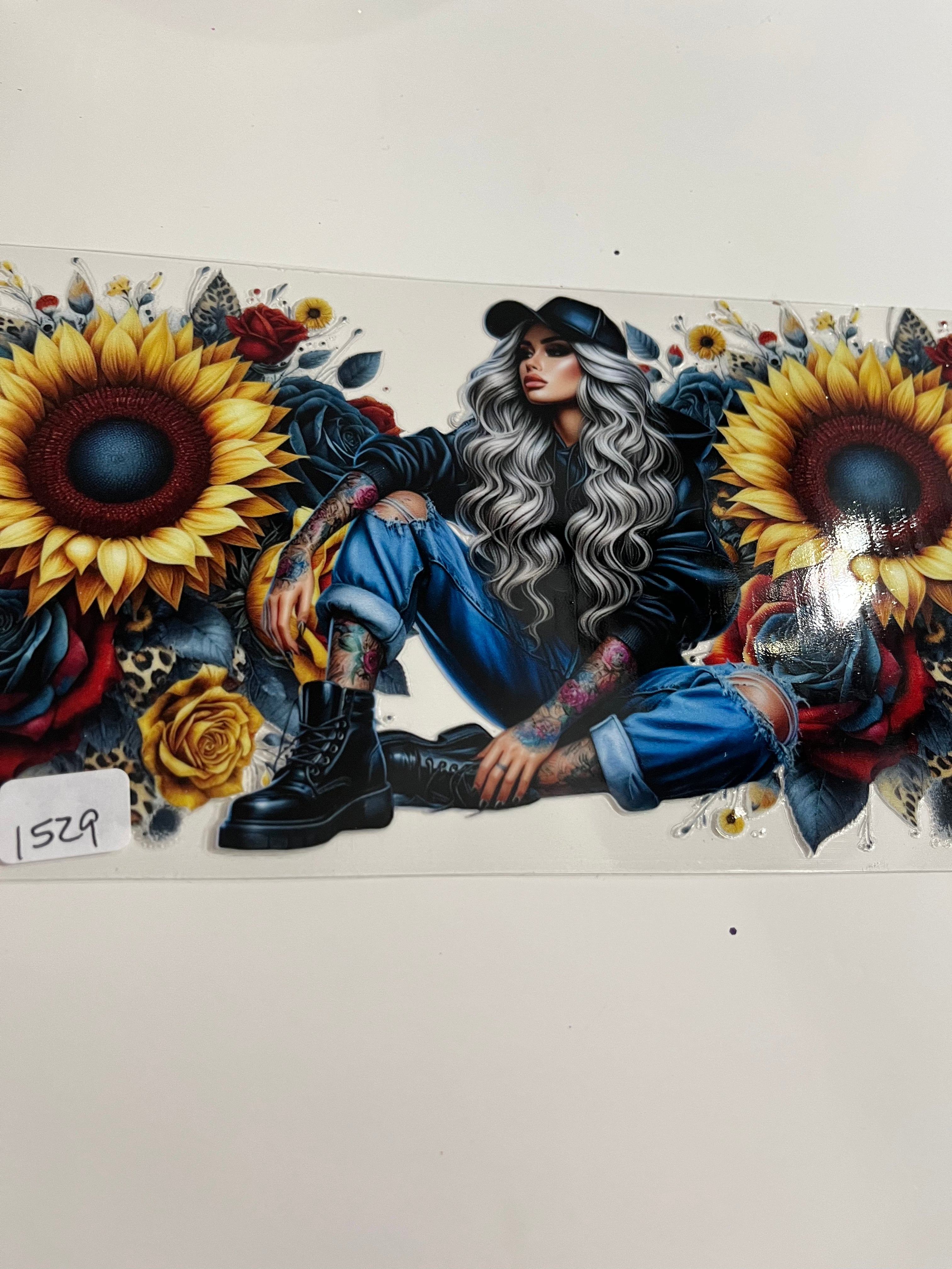 Girl sunflower 1529