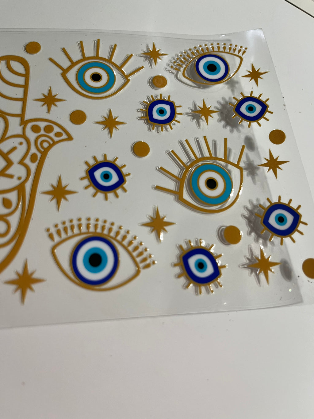 Evil eye gold 1609