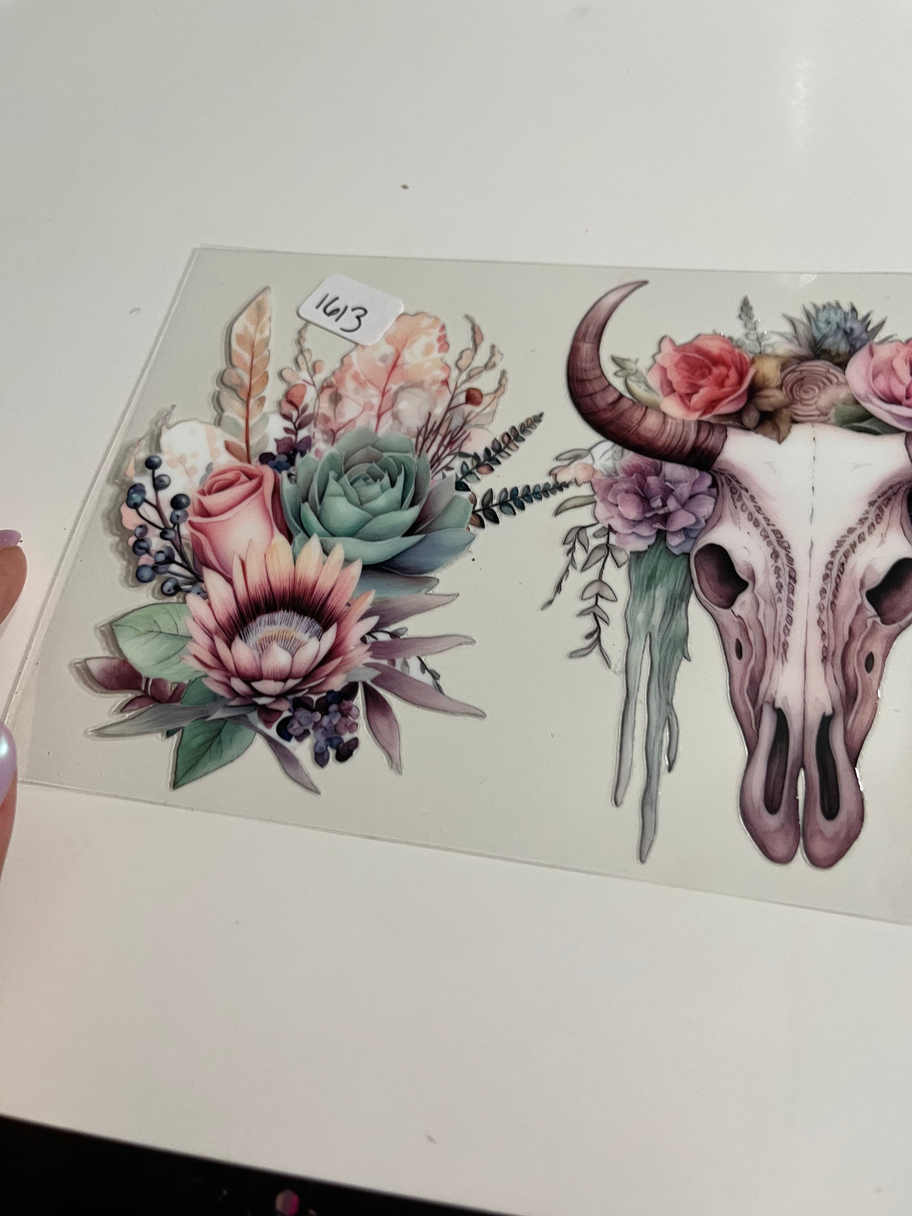 Western floral 1613
