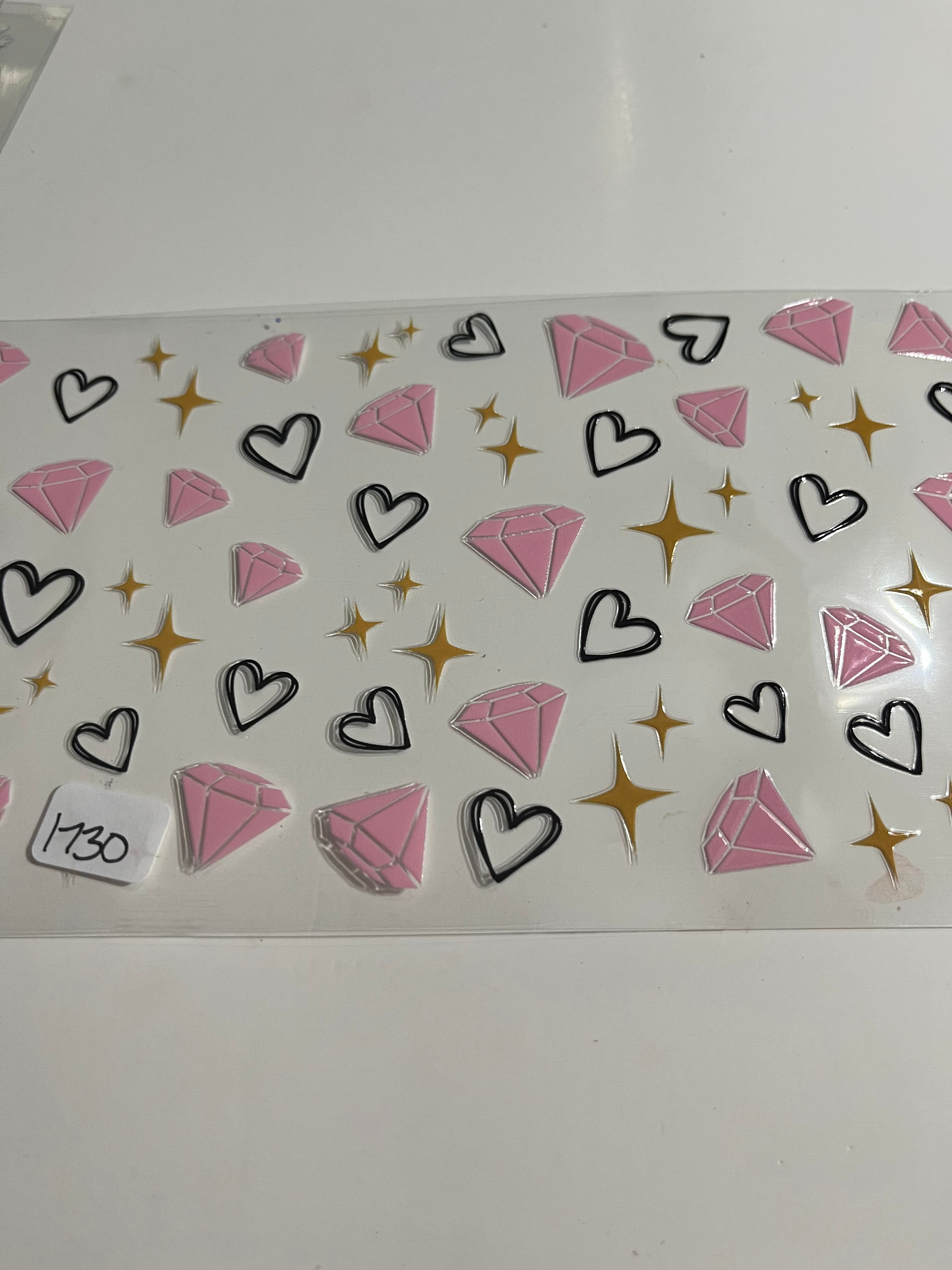 Diamonds and hearts 1730