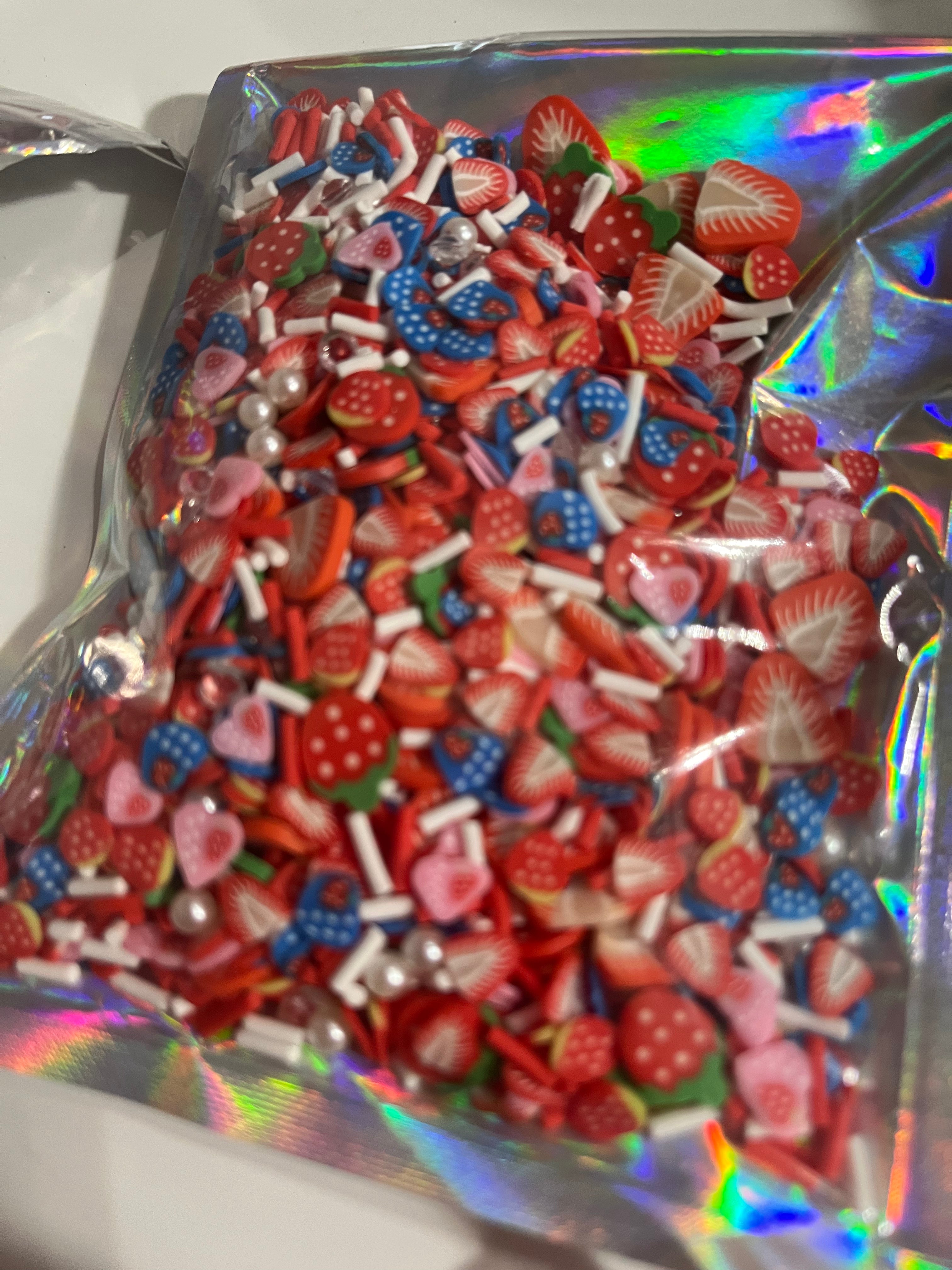 Berry mix poly clay