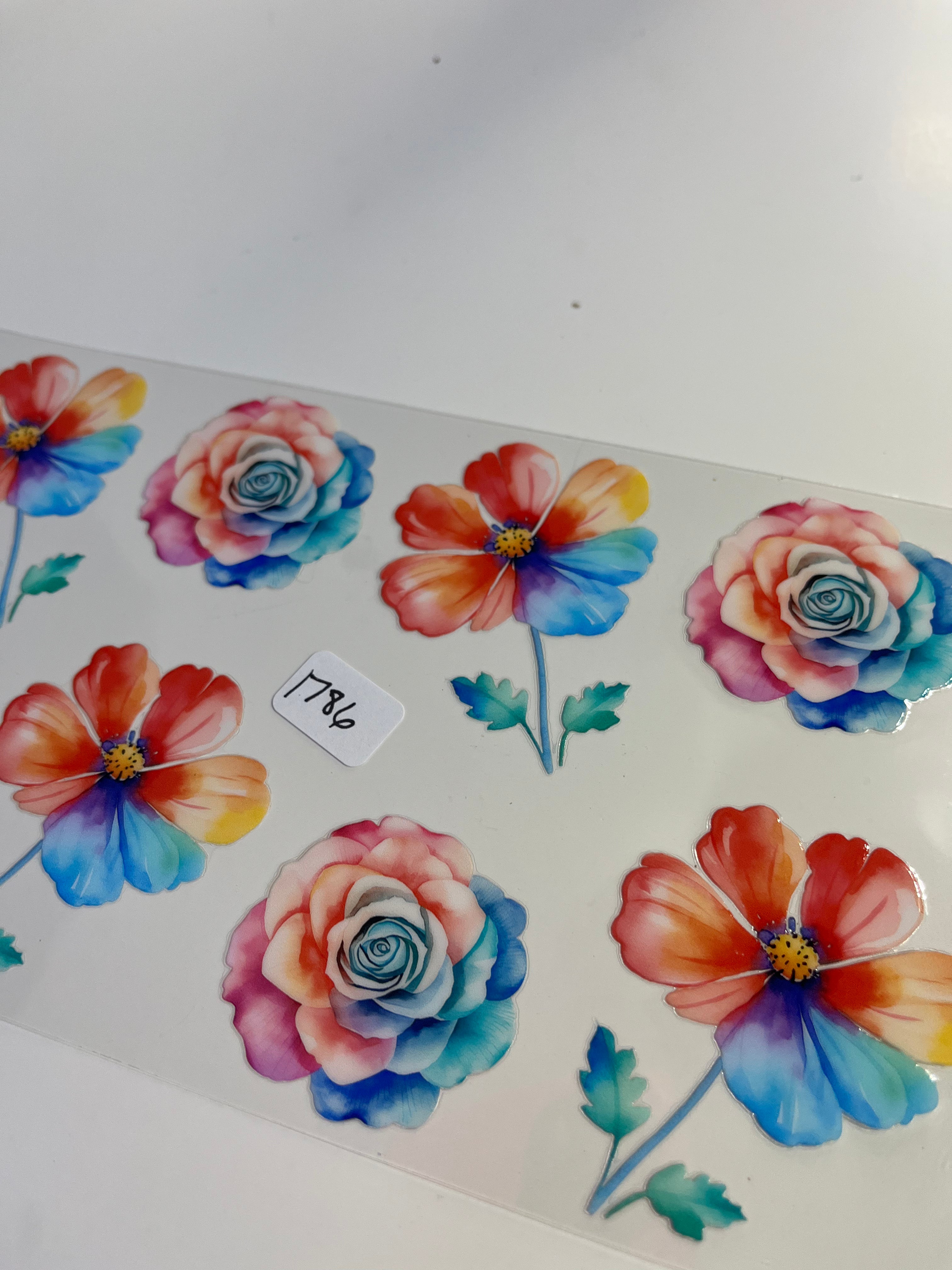 Rainbow flowers 1786