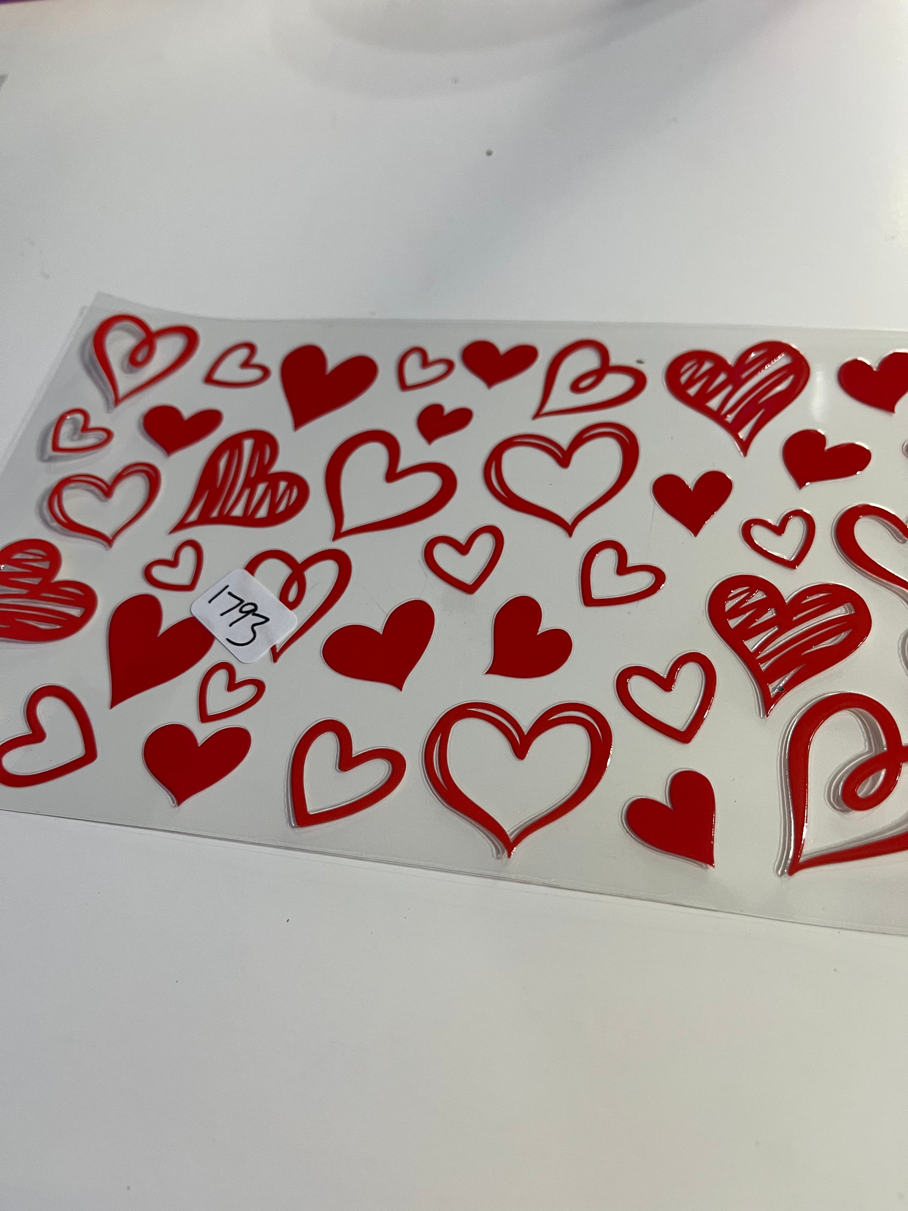 Red hearts 1793