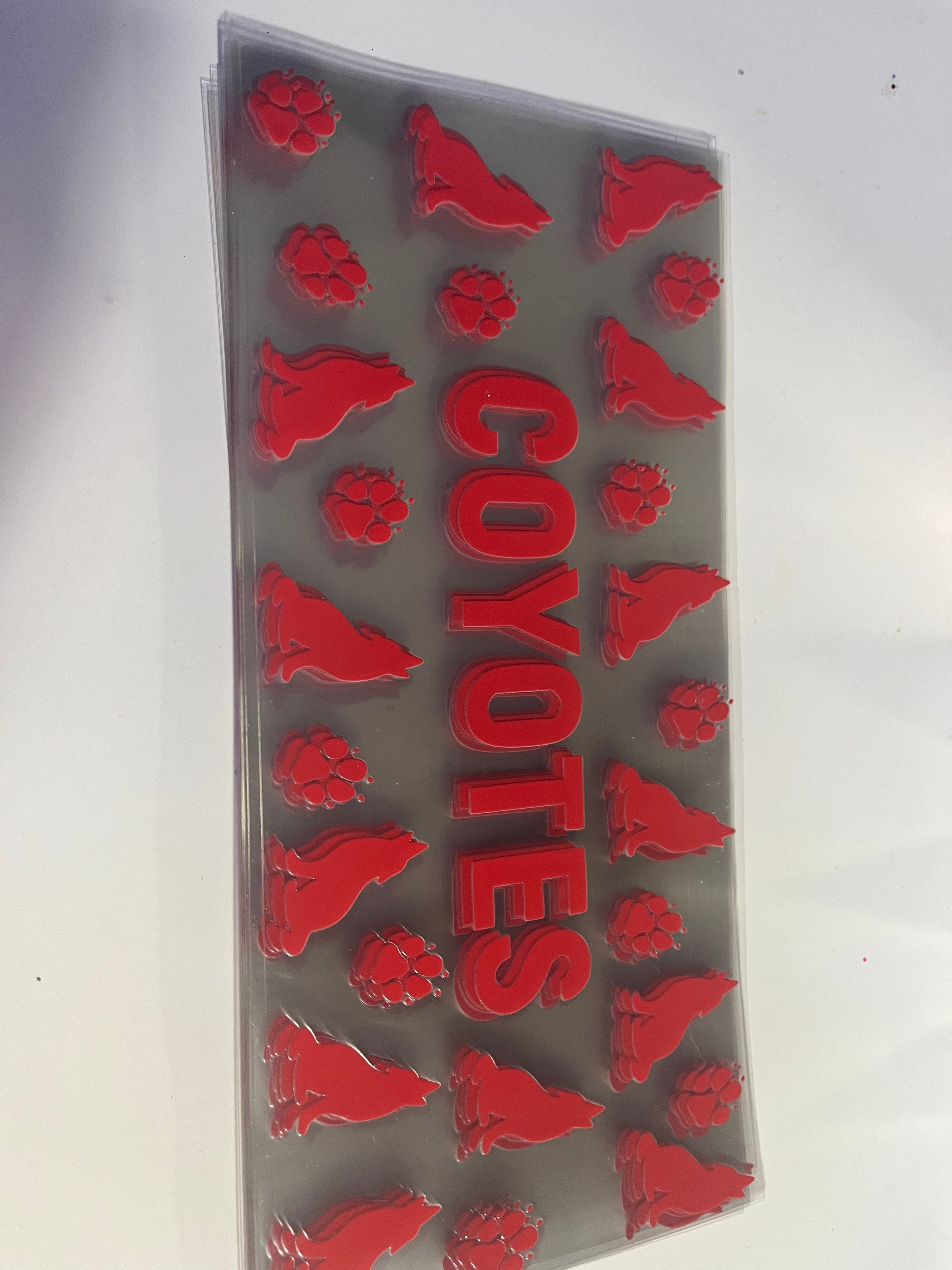 Coyotes cup wrap