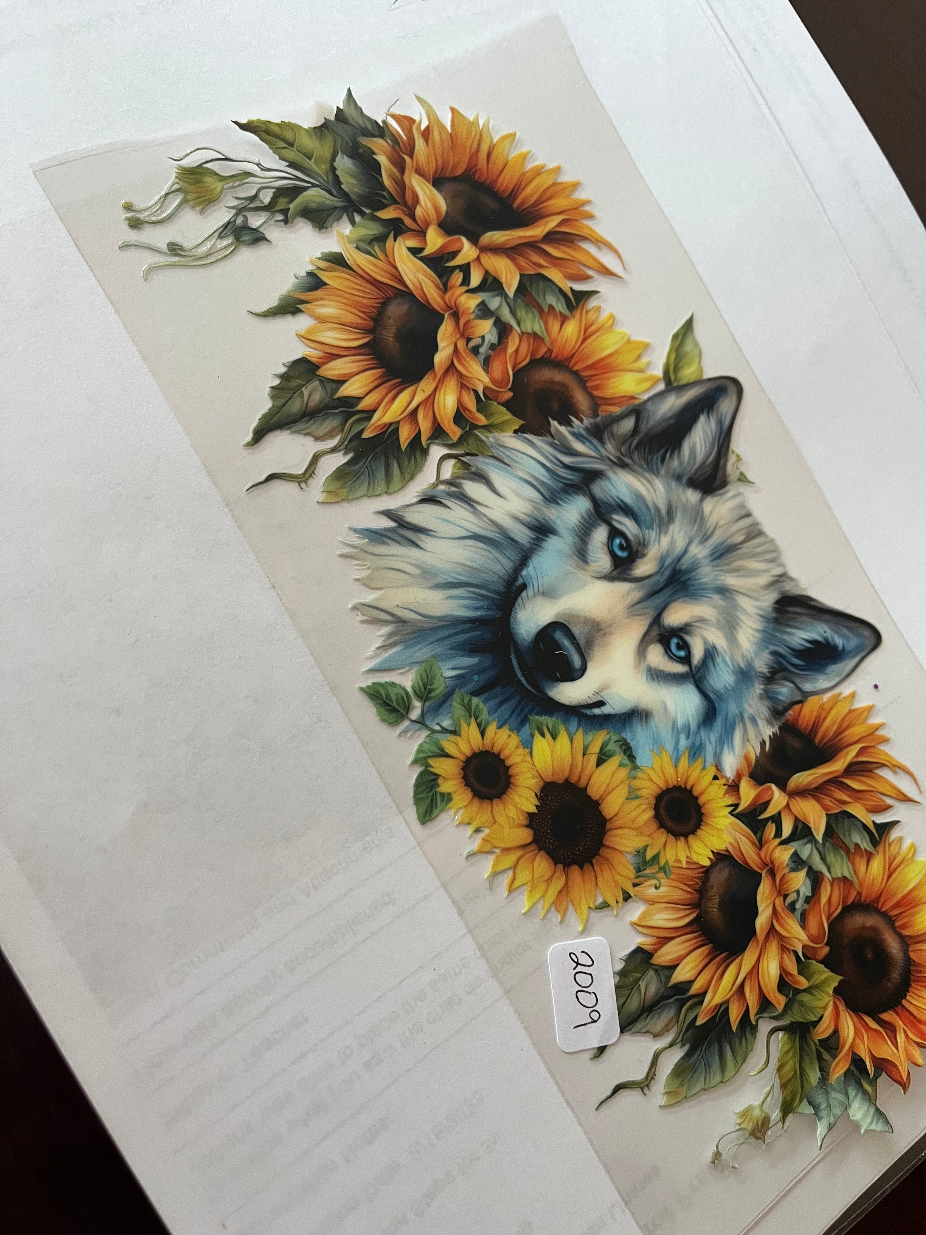 Wolf sunflower 2009